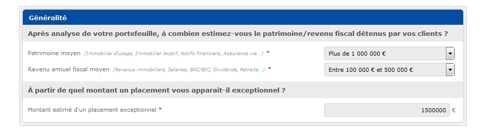 Paramétrage LCB-FT
